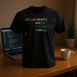 Camiseta Eat Sleep Code para Programadores, Categoría Promocional - Product Image 3