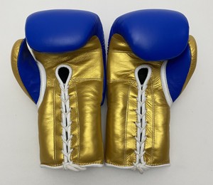 ถุงมือมวยหนังแท้แบบผูกเชือกปรับได้ปรับได้สำหรับต่อสู้มีสายรัดข้อมือแบบเต็มมือปรับได้ - Product Image 4