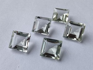 Wholesale Lavira IGI Certified Brazilian Natural <b>Green</b> Amethyst Square Asscher Cut Loose Gemstones Calibrated Crystal <b>Jewellery</b> - Product Image 2