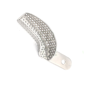 Plateau d'impression dentaire manuel professionnel de haute qualité Anti-Gag Reflex Poids léger Couleur et logo personnalisés - Product Image 3