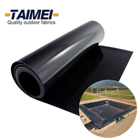 Géomembrane EPDM 1,2 mm, 1,5 mm, barrière d'eau pour poissons koï, résistante à l'eau, revêtement en caoutchouc imperméable pour piscine, étang, décharge, ferme piscicole