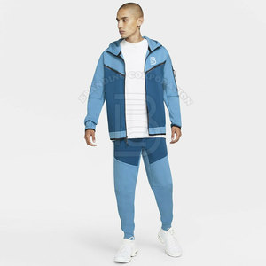 Ensembles de survêtement pour hommes vêtements de sport pour hommes costumes pour hommes automne hiver fermeture éclair sweat pantalon survêtement costume 2 pièces ensembles - Product Image 1