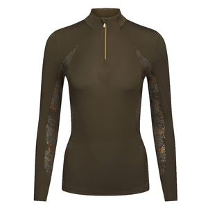 Nouvelle arrivée 2025 Chemises de spectacle de couche de base pour femmes équestres en tissu respirant et élastique, chemises de spectacle d'équitation et vêtements - Product Image 4