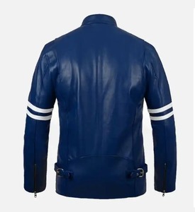 Top Trending Premium Quality Men's <b>Winter</b> <b>Leather</b> <b>Jacket</b> Solid Pattern High Design Fashionable New Style Casual Wholesale Supply - Product Image 2