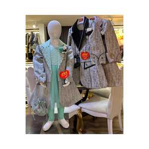 Conjunto de vestido de bebé de algodón satinado de último diseño 2024, vestido de fiesta para niñas con bolso, nuevo estilo para niños - Product Image 1