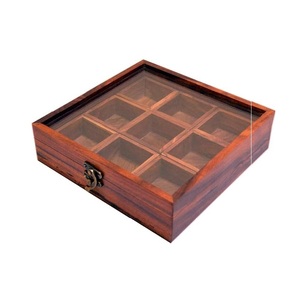Caja de Especias Tradicional de Madera para Prácticas Culturales de Cocina, Ideal para Almacenar Masala Diariamente - Product Image 3