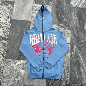 เสื้อฮู้ดแบบซิปหน้าเต็มตัวทำจากผ้าฝ้ายมีฮู้ดมีซิปพิมพ์โลโก้ได้ตามต้องการแบบ100% - Product Image 3