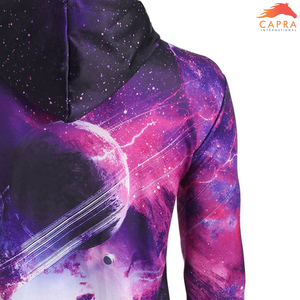 Sudadera con Capucha para Hombre, Deportiva, Informal, de Poliéster, con Estampado Digital, de Secado Rápido, Antibacteriana, Venta al Por Mayor - Product Image 4