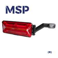 25-4120-027 - Aspock ECOLED II - Droit 7 broches + 4 X2 broches ASS2 Superpoint IV + SMCG - Pièces et accessoires pour remorques - MSP Export
