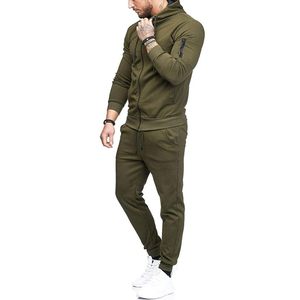 Manufacturer Customize logo Plain Color Sweat Suits Tracksuits Blank Men Sweatsuit <b>Jogger</b> Sets - Product Image 6