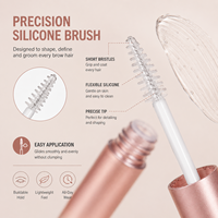 Gel Cils et Sourcils Transparent OEM, Tenue Forte, Vegan, Résistant à l'Eau, Kit de Lifting Brun, Marque Privée