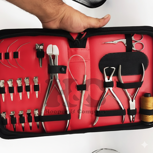 Professional <b>Hair</b> <b>Extension</b> Pliers Stainless Steel Micro Breads Function Commercial Use Tool Kit Top <b>Sale</b> <b>Hair</b> kit - Product Image 3