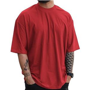 T-shirt de boxe pour homme en coton/polyester à col rond, design unique, style personnalisé, couleur unie, séchage rapide, coupe régulière, tissu Oxford - Product Image 1