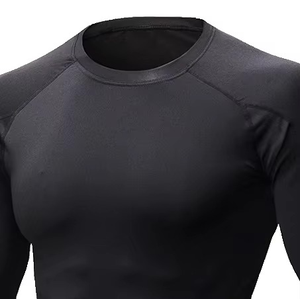 2026 New OEM Price Tight Fit Men's Full Sleeves Rash Guards Swimming Surfing <b>Beach</b> Wear Compression <b>Shirt</b> Spandex/Polyester - Product Image 5