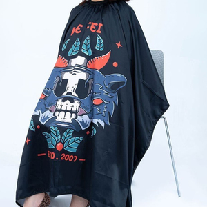 ผ้าคลุมตัดผมแบบกันน้ำ เป็นมิตรกับสิ่งแวดล้อม ปรับแต่งได้ พิมพ์โลโก้ได้ ผลิตตามสั่ง - Product Image 2