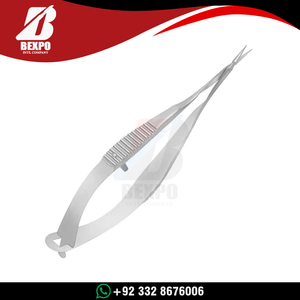 Tijeras Reutilizables para Capsulotomía Vannas, Micro-Punta, Acero Inoxidable, Instrumentos Microquirúrgicos Oftalmológicos, Neurocirugía, Estética - Product Image 5