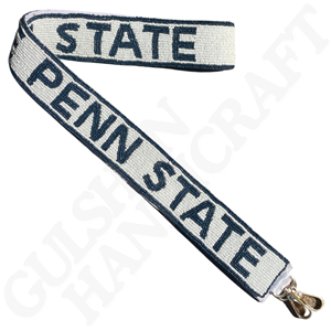 Fait à la main GO BIG RED perlé sac à main sangle vibrant coton accessoire détaillé brodé perlage collège Fans 'jeu jours cadeau - Product Image 6