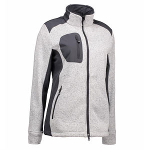 Chaqueta polar micro de invierno de manga larga para hombre al por mayor ecológica con logotipo personalizado de fábrica - Product Image 1