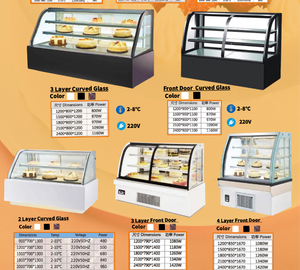 <span class=keywords><strong>Vitrina</strong></span> Refrigerada Pequeña para Pasteles, Equipo <span class=keywords><strong>de</strong></span> Refrigeración para Exhibición, Enfriador <span class=keywords><strong>de</strong></span> Mesa, Refrigerador - Product Image 2