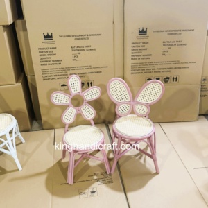 Silla Infantil de Ratán Hecha a Mano para Alquiler, Asiento Infantil de Caña Natural de Lujo para Fiestas, Fabricante Mayorista de Exportación - Product Image 5