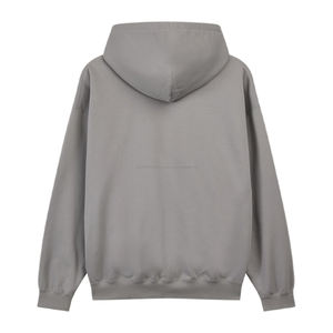 Sweat-shirt à capuche à fermeture éclair intégrale de poids lourd pour homme, streetwear, sweat-shirt à double fermeture éclair, sweat-shirt uni épais personnalisé - Product Image 2