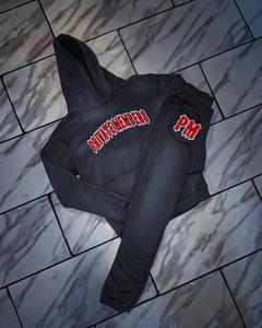 Fabricación personalizada 100% algodón pesado de gran tamaño pulóver Sudadera con capucha estampado bordado chándal para hombres - Product Image 1