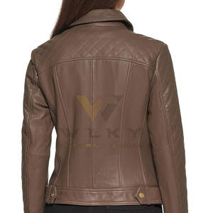 Low MOQ <b>Women</b> Leather <b>Jacket</b> New Arrival <b>Women</b> Leather <b>Jacket</b> <b>Light</b> Weight <b>Women</b> Leather <b>Jacket</b> - Product Image 4