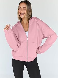 Sudadera con capucha y cremallera completa de lana para mujer de primera calidad Sudadera con capucha con cremallera OEM personalizada para ropa informal y activa - Product Image 2
