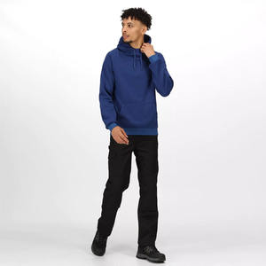 Sudadera con capucha básica de color azul para hombre con bolsillo de canguro, sudaderas con capucha de alta calidad para hombre - Product Image 3