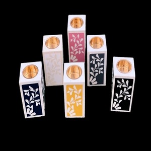 Qualité Artisanat Vadrouille Nacre Incrustation Plateau Boîte Brûleur D'encens Ensemble Ramadan Cadeau avec Diffuseur D'aromathérapie - Product Image 1