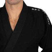 Nouveau modèle RTS, Kimono de Jiu-Jitsu Brésilien Professionnel OEM Shoyorol RVCA Batch 105 Noir, Ensemble de Kimono de Jiu-Jitsu CP-BJJ-06 - Product Image 4