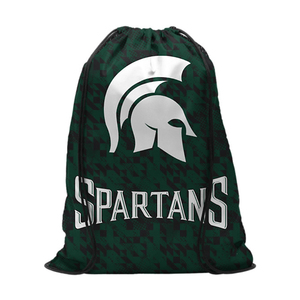 Wholesale Unisex Custom Logo Gym Sport <b>Bag</b> Fashionable <b>Waterproof</b> Nylon Outdoor <b>Drawstring</b> Backpack Zipper Anti-Theft Feature - Product Image 2