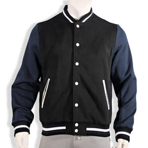 ออกแบบโลโก้ที่กําหนดเอง oem ออกแบบเครื่องแบบจากทั้งมหาวิทยาลัยอเมริกันในยุโรปที่มีแจ็คเก็ตปักแพทช์เครื่องแบบสองด้าน - Product Image 2