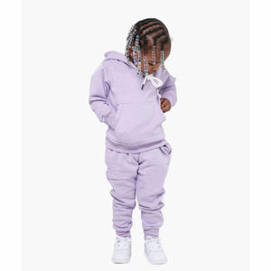 Ventes en gros de survêtements décontractés d'hiver pour enfants, filles et garçons, vêtements personnalisés, ensembles de survêtements, ensembles de survêtements en coton 2025 - Product Image 1