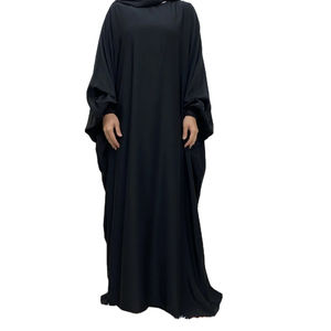 Abaya décontractée contemporaine grande taille pour femmes, élégante et modeste, adaptée au travail, aux événements religieux ou aux soirées - Product Image 4