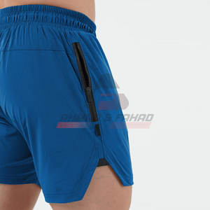 Pantalones cortos de gimnasio personalizados de talla grande para hombre a la venta en línea pantalones cortos de gimnasio holgados con cordón para hombre al por mayor - Product Image 3