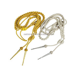 สายสะพายเครื่องแบบพิธีการสีทองเมทัลลิก สายสะพายเครื่องแบบพิธีการสีทองสังเคราะห์ - Product Image 3