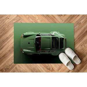 Tapis imprimé géométrique, design moderne, antidérapant, parfait pour la cuisine et la voiture, tapis fin non tissé - Product Image 1