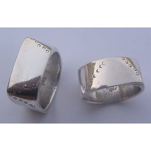 Anillo Boho Romántico con Gema Natural Engastada en Plata, Certificado IGI, para Boda - Product Image 1