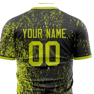 เสื้อกีฬาใส่ได้ทั้งชายและหญิงเสื้อฟุตบอลผ้าแห้งเร็วระบายอากาศได้ดีพิมพ์ซับลิเมชันตามสั่ง100% - Product Image 2