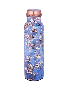 High Quality Pure Meena Printed Copper & <b>Metal</b> <b>Water</b> <b>Bottle</b> in Different Styles With Premium Packaging Made in India - Product Image 2