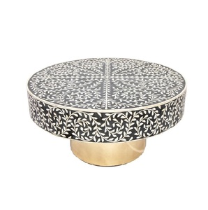 Table basse ronde moderne de luxe pour la maison hôtel bureau maison de ferme salon cuisine utilisation directe de l'Inde excellente qualité - Product Image 5