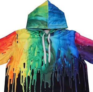 Sweat à capuche unisexe surdimensionné imprimé sur mesure, sans cordon de serrage, tissu en molleton léger, écologique, hiver, 100% coton avec logo personnalisé - Product Image 5