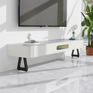 Ensemble de 2 pieds de table en acier, cadre en V carré robuste de 3.1 po, base de table à manger industrielle noire - Product Image 2