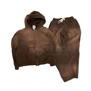 Survêtement lavé à l'acide de super qualité pour le jogging survêtement lavé à l'acide avec logo personnalisé au meilleur prix - Product Image 1