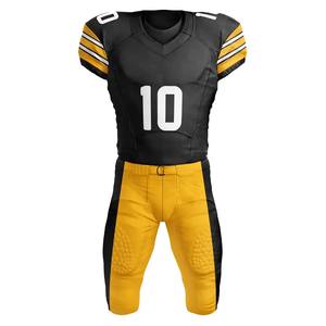 Uniforme de Fútbol Americano Personalizado de Alta Calidad, Cómodo y Transpirable, Jersey de Spandex/Algodón con Conjunto de Pantalones Cortos Unisex - Product Image 5