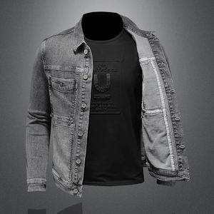 Veste en jean bonne qualité design bonne qualité tendance printemps et automne Veste en jean pour homme Veste en jean pour homme - Product Image 4