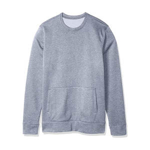 ใหม่คุณภาพสูงผ้าฝ้าย 100% เสื้อระบายอากาศครึ่งซิปจัมเปอร์แขนยาว 1/4 Zip เสื้อสวมหัวไตรมาสซิปเสื้อ - Product Image 1