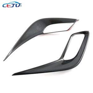 Kits de carrocería de coche con aspecto de fibra de carbono ABS, parachoques trasero, luz antiniebla, tapas de cubierta de lámpara para Toyota Corolla Cross X SUV XG10 2020-2025 - Product Image 4