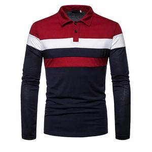 Polo pour homme 2025, nouveau, imprimé, coloré, manches longues, quatre saisons, style étranger, polos de haute qualité pour homme - Product Image 3